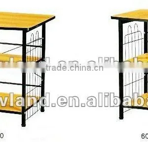 Cheap Metal Leg Wooden Board tv Stand for Home thumbnail-1