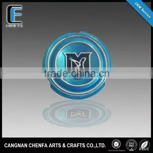 Customized Colorful Chrome Plating Plastic Logo Steering Wheel Emblem for Car thumbnail-1