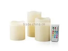 Set of 3 Remote Control LED Candles With Multi Functions thumbnail-1