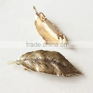 Euramerican Headwear Wholesale Alloy Hairpin,vintage Metal Leaf Barrettes Clip,women Hairpin Headdress Wholesale thumbnail-1