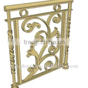 2014 Top-selling Modern Stailess Steel Balcony Railing thumbnail-1