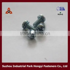 ANSI/ASME Philips Cross Pan Head Screws With Washer Attached From China Fasteners thumbnail-1