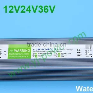 Waterproof Led Driver 50W 24V CE Rohs Approved Electric LED AC to DC Adapter thumbnail-2