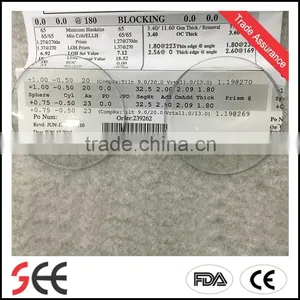 Factory Outlets Digital Single Vision Freeform Optical Lens, Ophthalmic Lenses thumbnail-1
