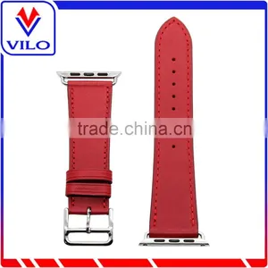 Genuine Leather Single Tour Smart Wrist Watch Band Replacement With Adapter Metal Clasp for Apple Watch IWatch All Models thumbnail-3