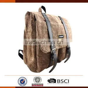 Vintage Style Unisex Korean Fashion Casual Laptop Backpack thumbnail-2