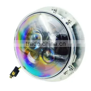 7 Inch Round Daymaker LED Headlight Mounting Bracket Ring for 07-16 Jee-p Wrangler JK Harley Davidso-n Motorcycle thumbnail-6