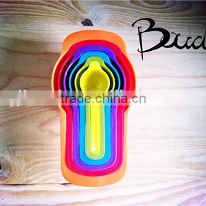 6pcs Wholesale Plastic Measuring Cup With Different Size and ColourBD-C7950 thumbnail-1