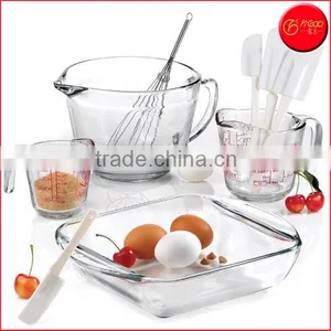 Hot Sale 9-PC Glass Bakeware Set Baking Dishes Measuring Cups Baking Pans thumbnail-1