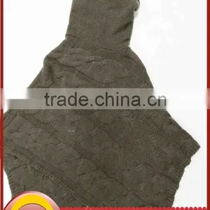 High Quality Fashion Lady Hot Sale Thick Poncho Knit Ponchos OEM Factory thumbnail-1