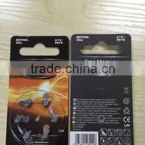 Free Mercury A10 / A13 / A312 / A675 Hearing Aid Battery Mercury Free Batteries thumbnail-1