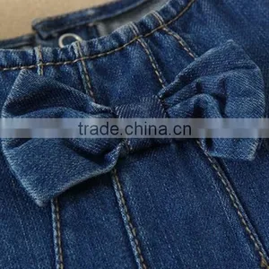 2015 LATEST DESIGN School Girl Cotton Jeans Skirt thumbnail-5
