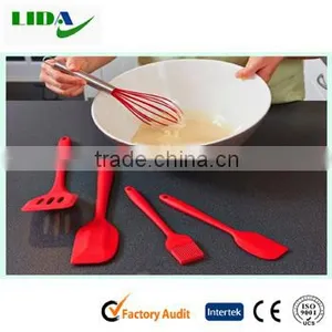 Heat Resistant Cooking Utensil Premium Silicone Kitchen Baking Set With Spatulas Spoons Turner KIT306 thumbnail-4