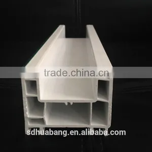 U-shaped Pvc Plastic Profile 62 Two Track Upvc Profile thumbnail-2