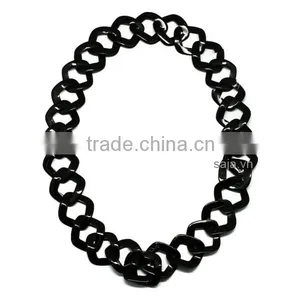 Buffalo Horn White, Buffalo Horn Jewelry, Buffalo Horn Necklace SHN-292 thumbnail-1