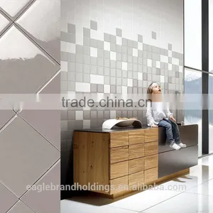 China White Ceramic Bathroom Wall Tile 10x10, Art Interior Kitchen Cheap Tiles thumbnail-3