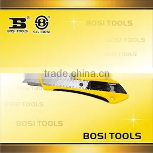 Carbon Steel Blade ABS and Rubber Coated Utility Knife thumbnail-1