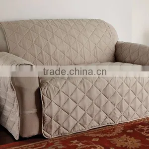 Modern Beautiful Faux Suede Couch Slipcover thumbnail-3