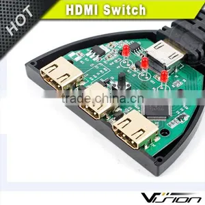 3 Port 1080p Hdmi Auto Switch Splitter Switcher HUB Box Cable LCD Hdtv thumbnail-3
