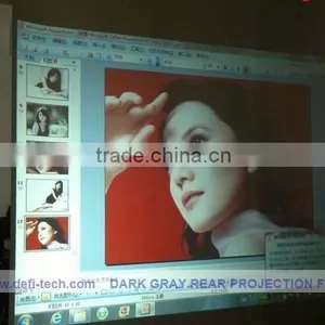 Transparent Color Rear Projection Foil/film for Glass Window, Stores, Airport,Can be Cut to Any Shape and Size thumbnail-1