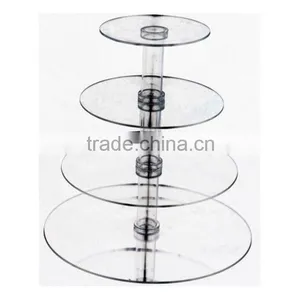 High Quality Plexiglass Cake Display Tray, Wedding Cake Rack, Cake Riser thumbnail-1