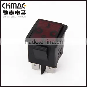 Egypt Washing Machine Switch KCD4 on off 4 Pins Rocker Switch With Lamp thumbnail-2