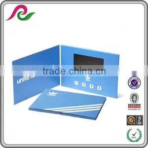 2016 Hot Selling Lcd Video Brochure Card for Promotion Business & Wedding Invitation thumbnail-2