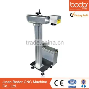 10W 20W 30W Mobile Phone Keypad Vertical Type Fiber Laser Marking Machines thumbnail-1