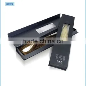 Customized Hair Extension Box With Clear Window and Megnet Closure thumbnail-2