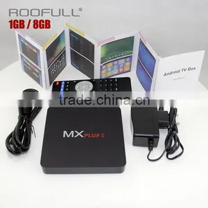 Roofull Newest MX Plus Ram 1g Rom 8g Quad Core MX Plus Ii Android TV Box MX Plus 2 RK3229 TV Box thumbnail-2