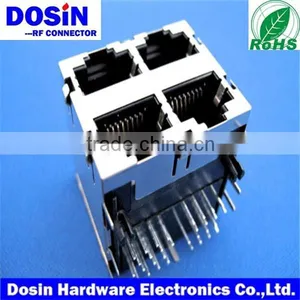 Professional RJ45 Connectors, Network RJ45 Plug for PCB Mount Connector, 8p8c Modular Jack thumbnail-1