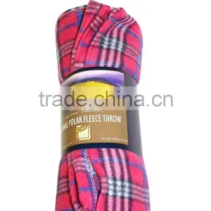 Colorful Cheap Promotional Printed Polar Fleece Gifts Blanket thumbnail-5