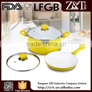 Trade Assurance Colorful Aluminum Ceramic Cookware Set Turkey thumbnail-1