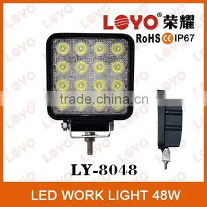 Hot Sale!!! 10-30VDC Perfect Waterproof LED Working Lamp Super Bright Off-road 48W LED Work Light thumbnail-1