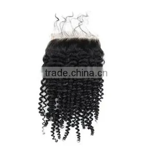 Swiss Lace Top Bleached Knots Baby Hair Closure thumbnail-1