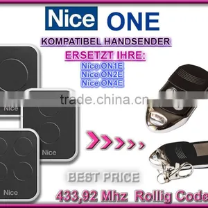 Aftermarket for Nice Remote ON1E,ON2E,ON4E 433,92MHZ Rolling Code Compatible Remote thumbnail-1