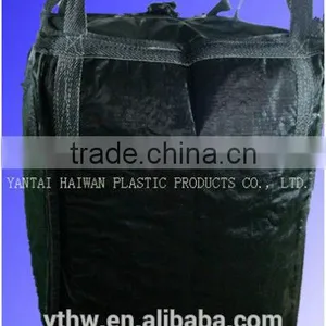 Black Color Fabric Big Bags/black Sift-proof Baffle Bags/loops in the Corner thumbnail-1