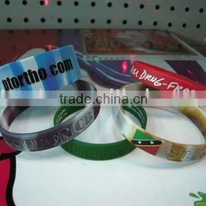Fluorescent Silicone Bracelet thumbnail-1