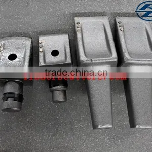 BFZ80 Flat Bucket Teeth Foundation Drilling Tools Auger Teeth Rotary Drilling Rig Wear Parts thumbnail-1