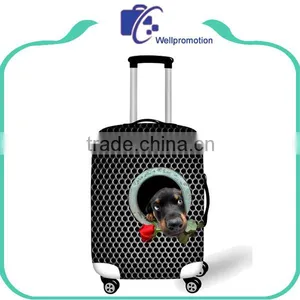 Colorful Custom Polyester Travel Luggage Cover Protector thumbnail-6