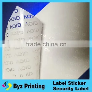 Hot Sale Custom VOID Holographic Security Label Sticker in Lidun Brand thumbnail-5
