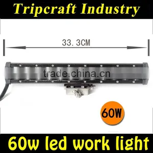 New Model 11.5 Inch 60W OFFROAD LED LIGHT BAR 10-30 DC for Military,agriculture,marine,mining Aluminum Housing Led Light Bar thumbnail-1