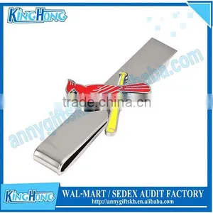 Hot Sale Silver Tone Simple Metal Crafts Blank Tie Clip With Animal thumbnail-1