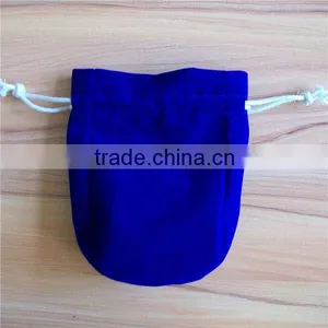 Black Velvet Bag With Logo Velvet Jewellery Pouch, Velvet Drawstring Bag thumbnail-1