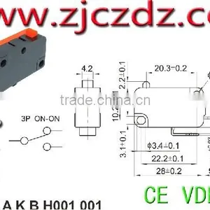 Micro Power Switch for Household Appliances,Snap Action Switch for Oven thumbnail-3