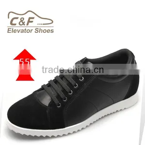 Height Increasing Black Color Sneakers Shoes thumbnail-1