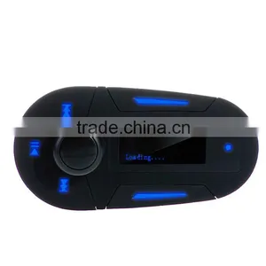 Car Mp3 Player Wireless fm Transmitter Remote Control LCD Car Kit MP3 Player Wireless FM Transmitter Modulator With USB SD MMC thumbnail-4