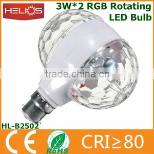 360 Degree Double Side 6w Rgb Rotating Stage Light Led thumbnail-4