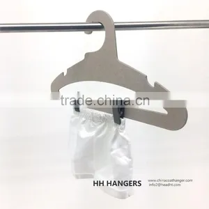 Hot-selling Eco-friendly Recycled Paper Clothes Hanger With Metal Clips thumbnail-2