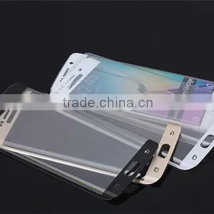 Color Tempered Glass Screen Protector Full Cover for Samsung s6 Edge thumbnail-2